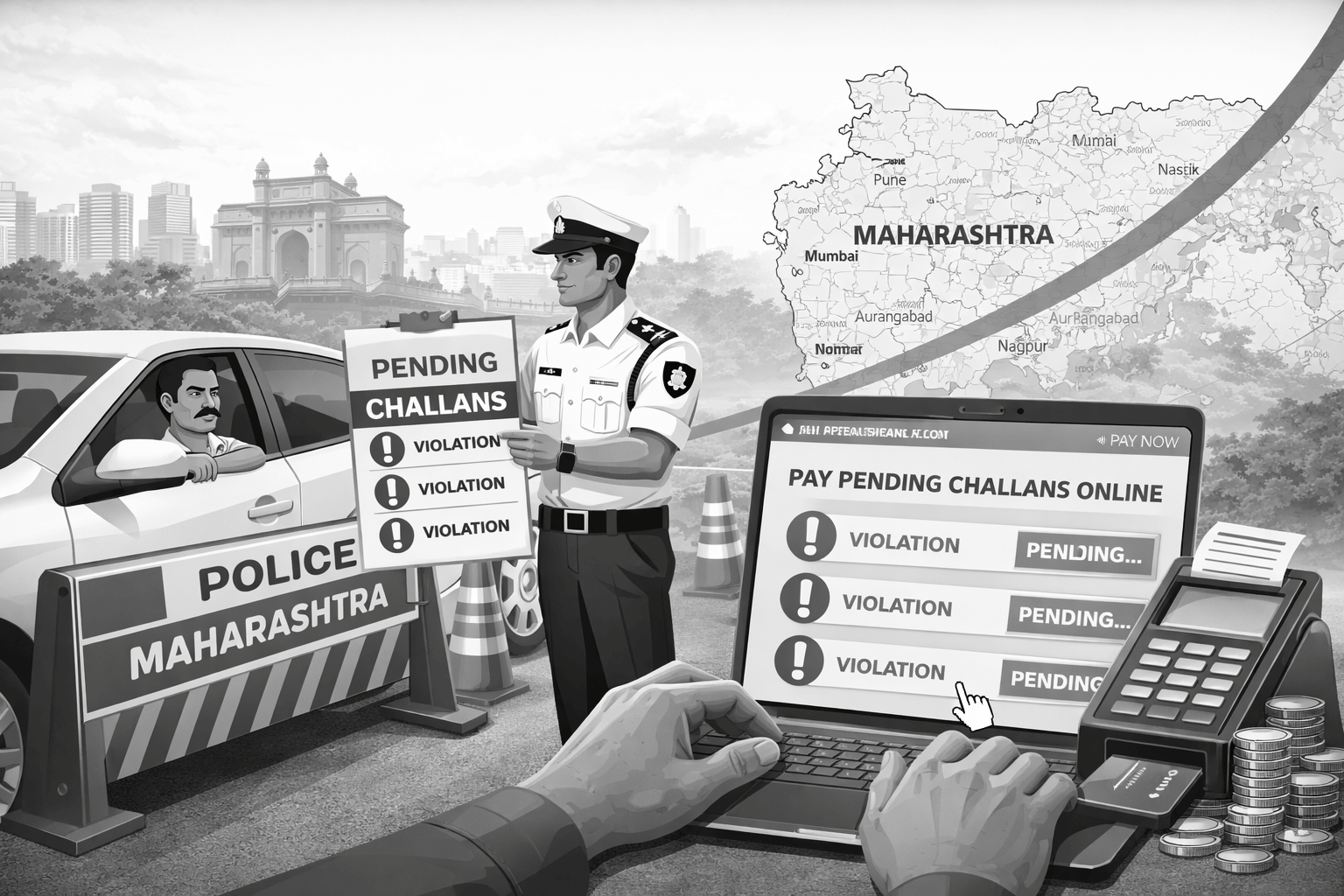 How Many Pending Challans Are in Maharashtra and How Can You Pay Them Online? Lawyered